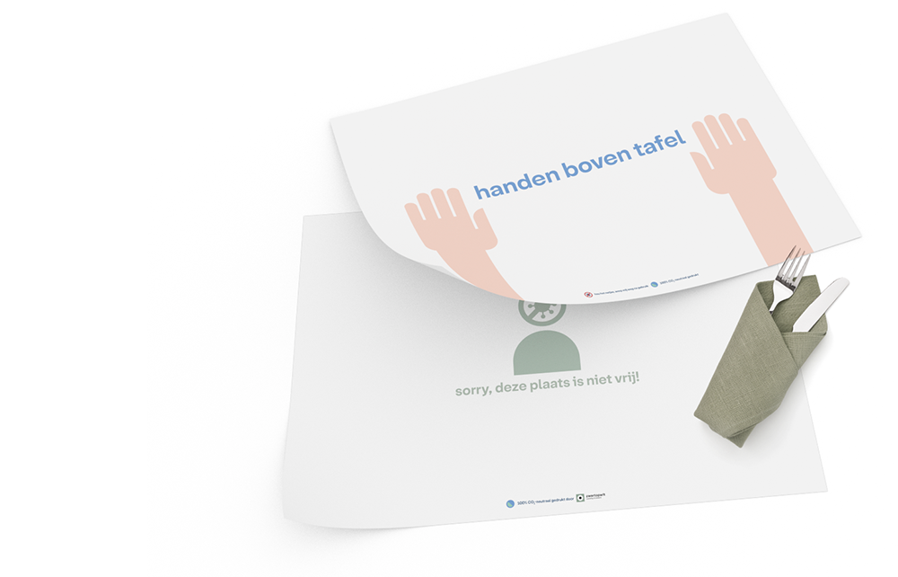 handen boven tafel