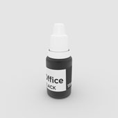 stempelinkt all surface zwart