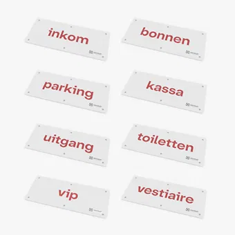 totaalpakkett van de mesh event banners 