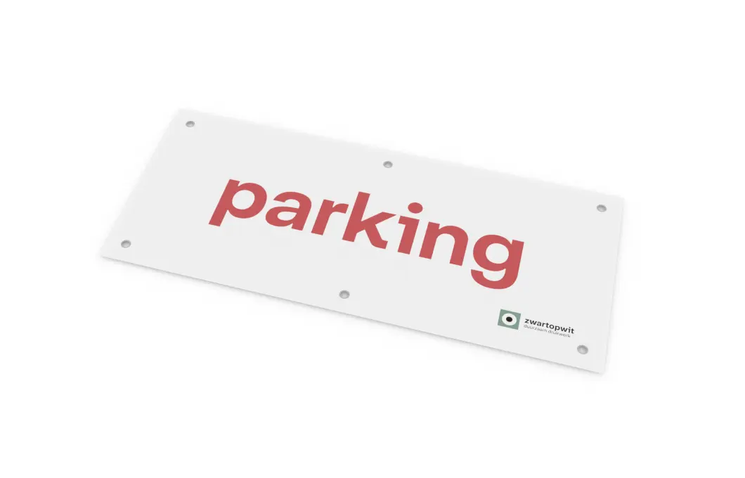 parking banner