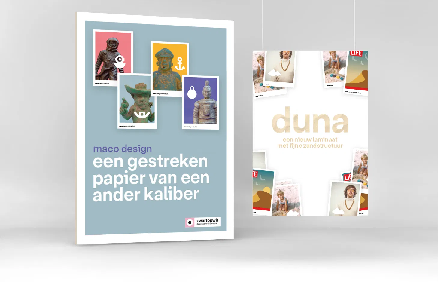 Bedrukte pancarte op displaykarton op A2 formaat