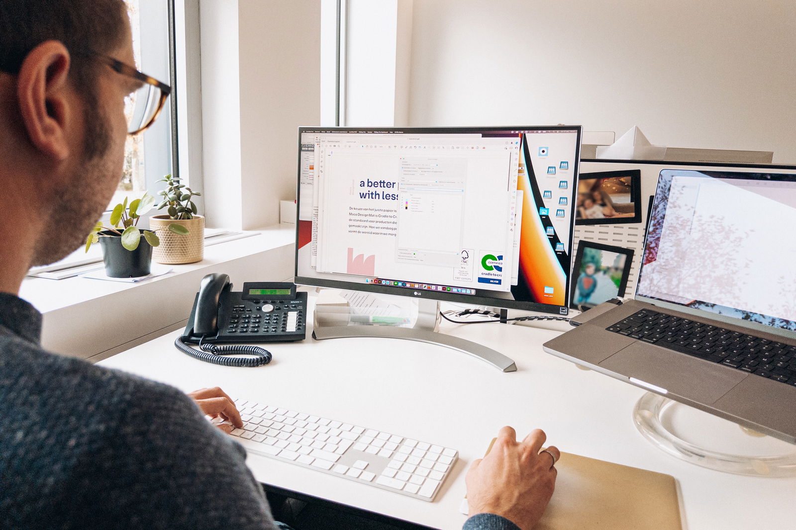 mark plaatst een bestelling op de website