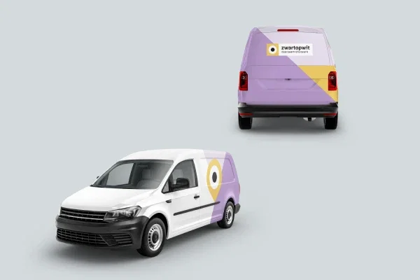 kleine bestelwagen halve wrap pakket