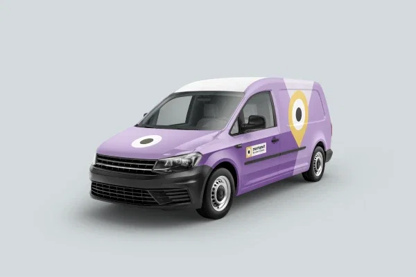 kleine bestelwagen full wrap zonder dak pakket