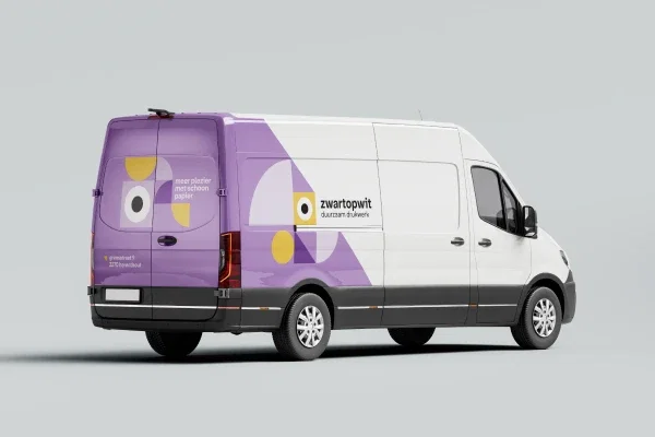 grote bestelwagen halve wrap pakket