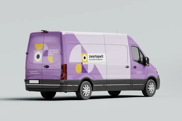 grote bestelwagen full wrap zonder dak pakket