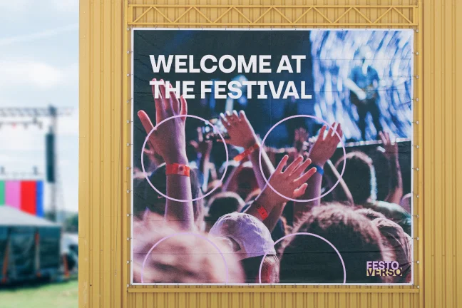 Bestel je grote banner ter promotie van je evenement of festival.