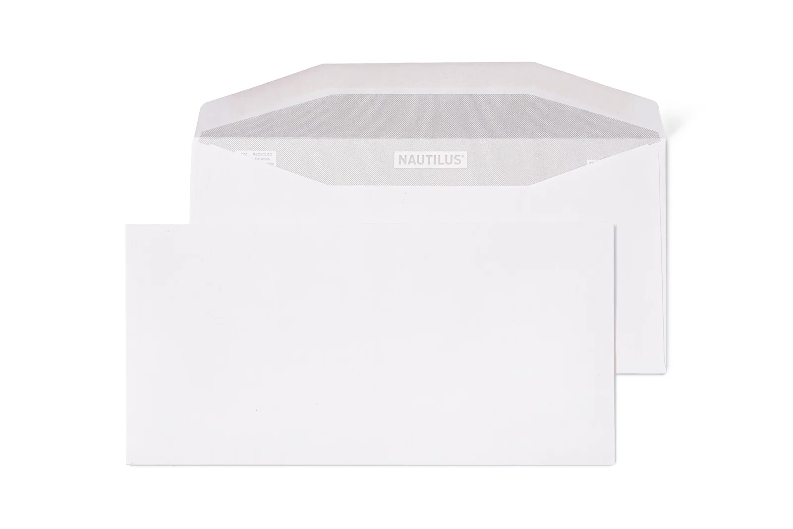 C5/6 zonder venster gegomde sluiting offset recycled white