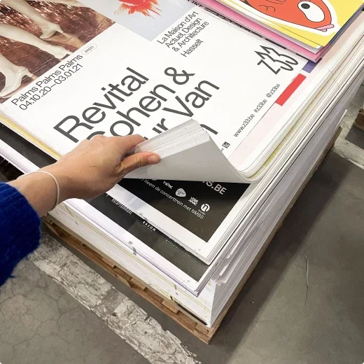 Herwerkte papieroverschotten in duurzame printproducten.